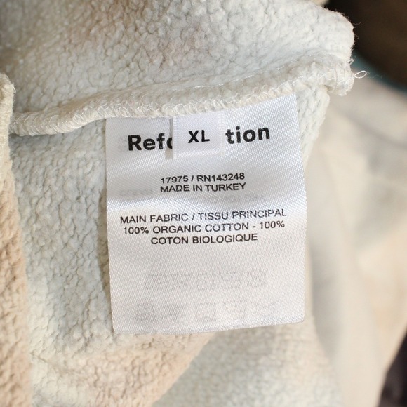 Reformation Classic Sweatpant Clay Tornado Women's Size XL - Picture 6 of 9